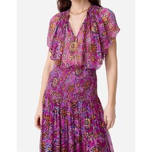 NEW VANESSABRUNO cantin top in violet